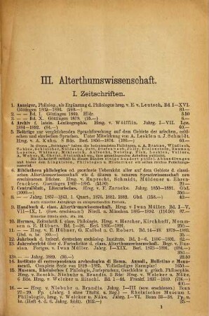 Lager-Verzeichnis ..., 73. Klassische Philologie ; II. Altertumswissenschaften