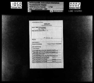 Den vom vormaligen Oberauditeur Hebenstreit wegen rückständiger Kosten und Verläge erhobenen Anspruch