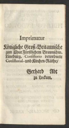 Imprimatur