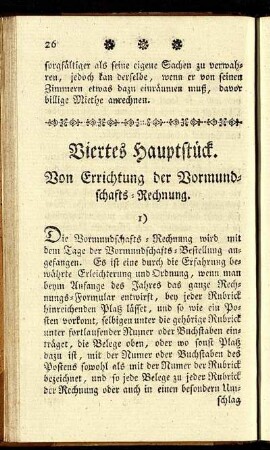 Viertes Hauptstück.