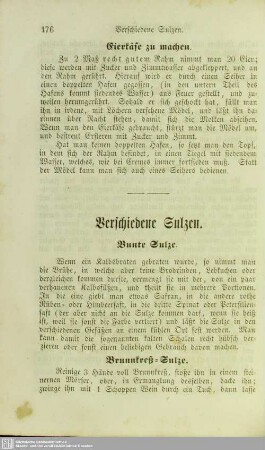 Verschiedene Sulzen