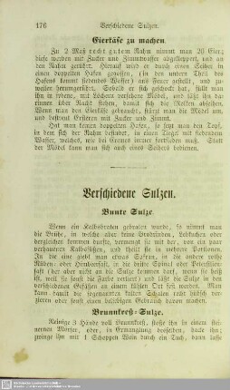 Verschiedene Sulzen