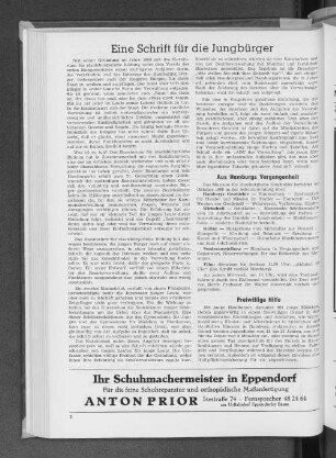 Aus Hamburgs Vergangenheit