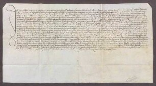 Schuldbrief des Bistums Speyer gegenüber dem Stift St. Guido zu Speyer über 500 Gulden.
