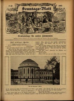 Ausgabe vom Sonntag, den 08. Dezember 1912.