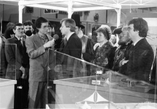 Berlin: ITB; 750 Jahrfeier Berlin 1987; ITB Stand; Modell zum Jubiläum Straße 17. Juni