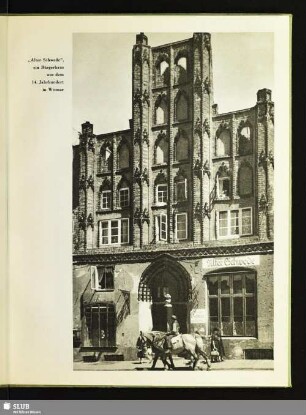„Alter Schwede“, ein Bürgerhaus aus dem 14. Jahrhundert in Wismar
