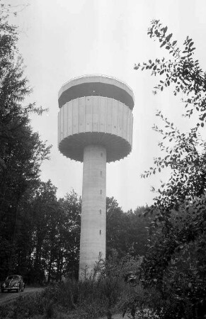 Wasserturm in der Bergwaldsiedlung.