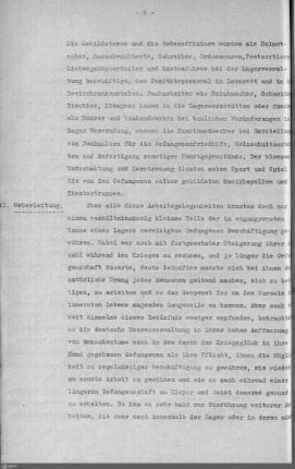 II. Überleitung