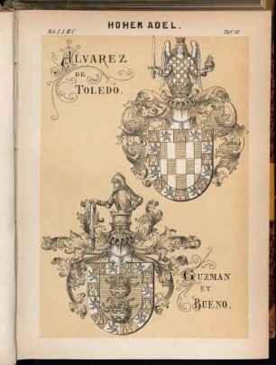 Taf. 12. Alvarez De Toledo. - Guzman Et Bueno.