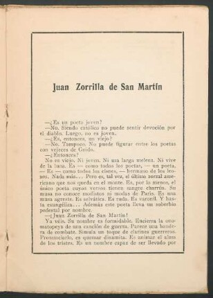 Juan Zorrilla de San Martín