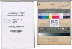 Entnazifizierung Hermann Winkels , geb. 16.09.1892 (Kuechenmeister)