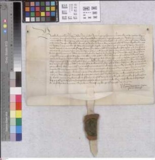 Dieburg: Bertoldi Moguntine Sedis archiepiscopi consensus super permutatione altaris St. Katharine in Dipurg pro collatione vicarie sive altaris i...