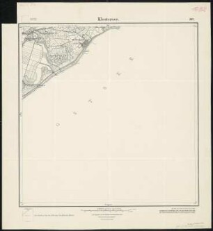 Meßtischblatt502 : Klostersee, 1930 : Klostersee. - Hrsg. 1879, einz. Nachtr. 1930. - 1:25000. - [Berlin]: Reichsamt für Landesaufnahme, 1930. - 1 Kt.
