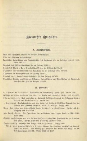Benutzte Quellen