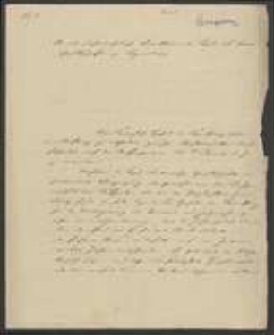 Brief von Sebastian Franz von Daxenberger an Regensburgische Botanische Gesellschaft