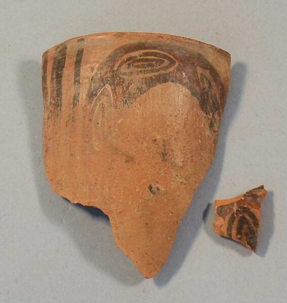 Fragments of a clay cup