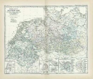 Nördliches Deutschland: Friesland, Sachsen, Lothringen Hessen, Thüringen &c gegen Anfang des XIII. Jahrhunderts