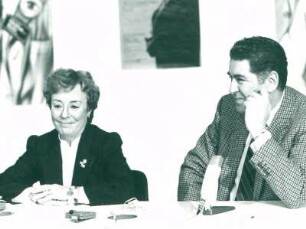 IFF 1984. Patricia Hitchcock, Moritz de Hadeln