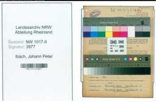 Entnazifizierung Johann Peter Ibach , geb. 12.02.1913 (Fabrikant)
