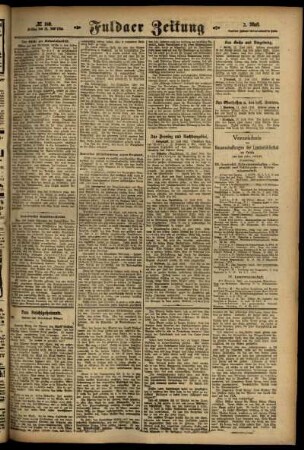 Zweite Ausgabe vom Freitag, den 14. Juli 1916.