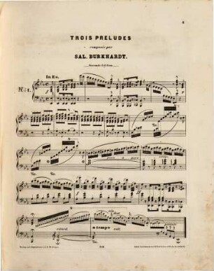 21 compositions faciles et agréables pour le pianoforte. 15, Trois preludes