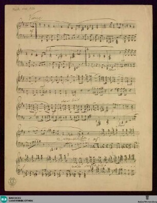 Vivace - Mus. Hs. 1418,226 : pf; b; KauS p.115