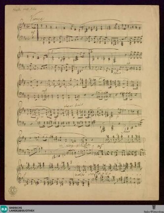 Vivace - Mus. Hs. 1418,226 : pf; b; KauS p.115