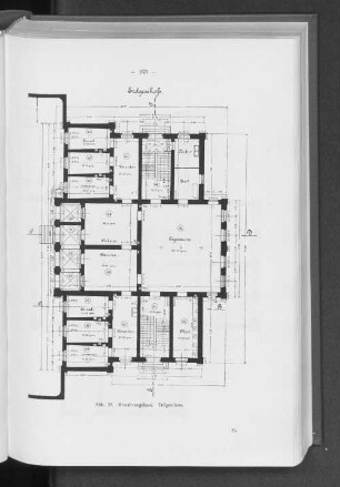 Abb. 15. Bewahrungshaus. Erdgeschoss.