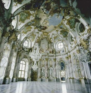 Würzburg.Fürstbischöfliche Residenz. Kaisersaal. Blick von Süden