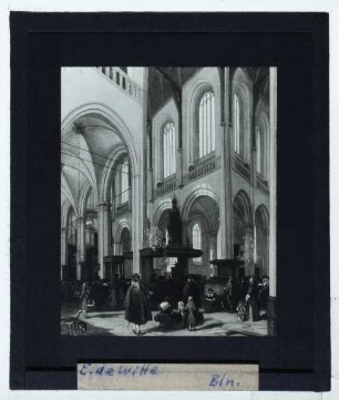 Witte (Emanuel), Innenansicht der Nieuwe Kerk zu Amsterdam (Berlin GG 898A)