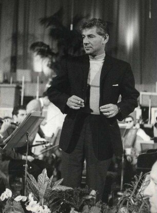 Leonard Bernstein im SFB Studio