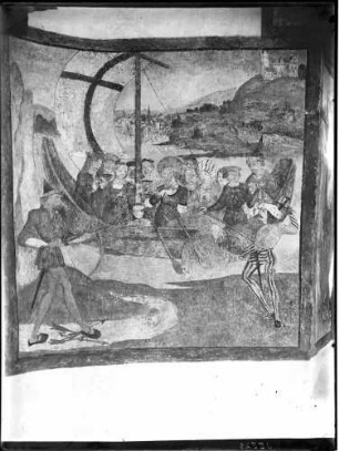 Daisendorf Wegkapelle Sankt Martin Chor Südeseite Wandmalerei