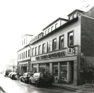 Reichenbach, Marktstraße 4. Wohnhaus mit "Alte Stadt-Apotheke". Straßenansicht