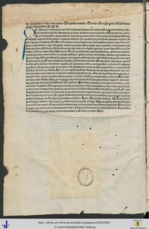 Gregorius a vulpe vincentinus Marino Georgio Salutem Plurimum dicit