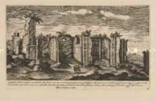Thermen des Antonius Caracalla (Nr. 18 der Folge "Vestigi delle antichità di Roma ...")