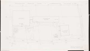 Gartenanlage Pädagogische Akademie Essen: Werkzeichnung Grundriss 1:200