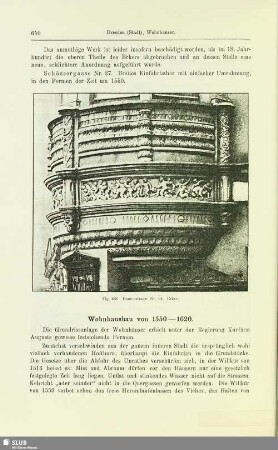 Wohnhausbau von 1550 - 1620