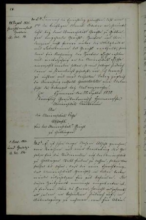 Revision der akademischen Gesetze