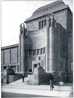 Billing, Hermann; Mannheim (Baden-Württemberg); Kunsthalle - Eingangsbereich