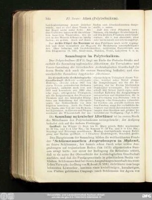 Sammlungen im Polytechnikum.