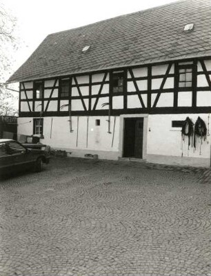 Blankenhain (Kreis Werdau), Hauptstraße 40. Ehemaliger Vierseithof (1751/1800). Wohnstallhaus