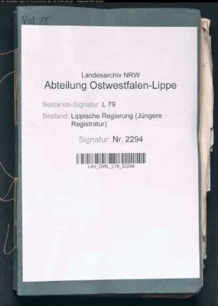 Arbeit lippischer Untertanen auf auswärtigen Ziegeleien, Band 9