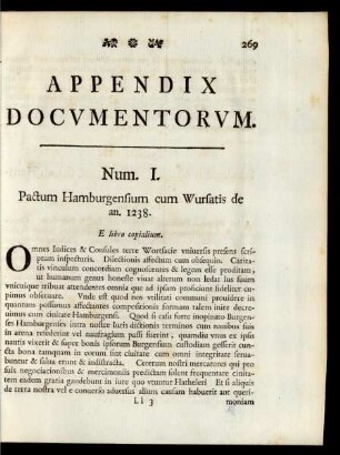 Appendix Documentorum