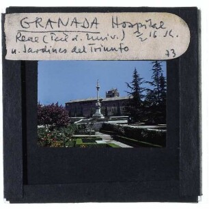 Granada, Königliches Krankenhaus,Granada, Platz Jardines del Triunfo