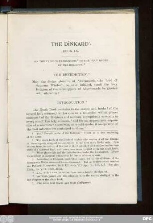 The Dînkard, Book IX.