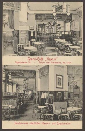 Ansichtskarte Grand-Café "Neptun", Köpenicker Straße 29 [2/2]