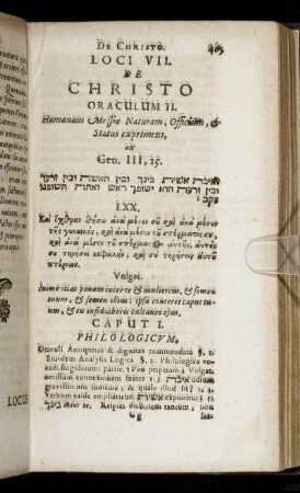 Caput I. Philologicum.