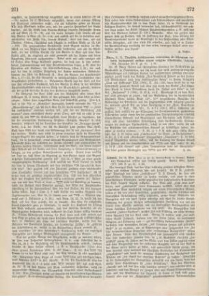272-275 [Rezension] Schwalb, Moritz, Unsere vier Evangelien