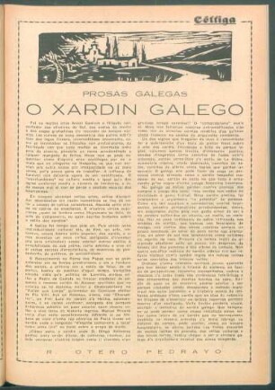 Prosas galegas : O xardín galego